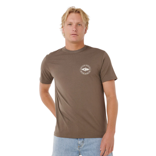 Rip Curl Staple Mens T-Shirt - Rock