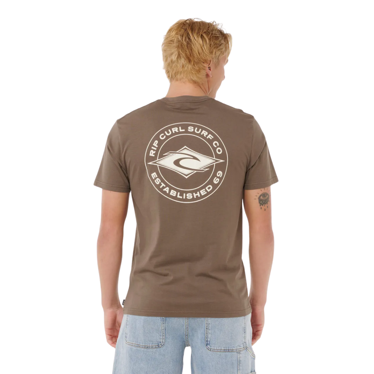 Rip Curl Staple Mens T-Shirt - Rock