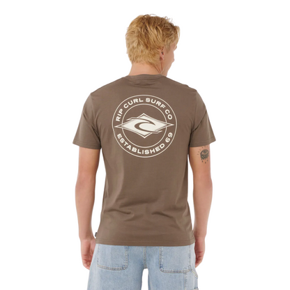 Rip Curl Staple Mens T-Shirt - Rock