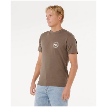 Rip Curl Staple Mens T-Shirt - Rock