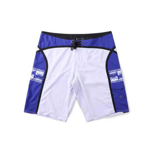Former Chun Trunk 21" Boardshort - White/Blue