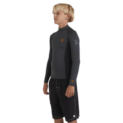 Billabong Boys 1mm Absolute Natural Long Sleeve Wetsuit Top