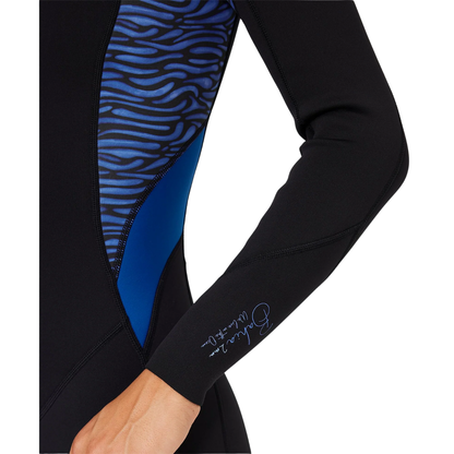 O'Neill Women's Bahia 2mm Long Sleeve Boyleg Spring Suit Back Zip - Jungle Surf
