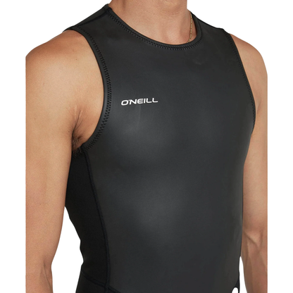 O'Neill Mens Reactor 2mm Short John Wetsuit - Black