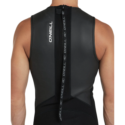 O'Neill Mens Reactor 2mm Short John Wetsuit - Black