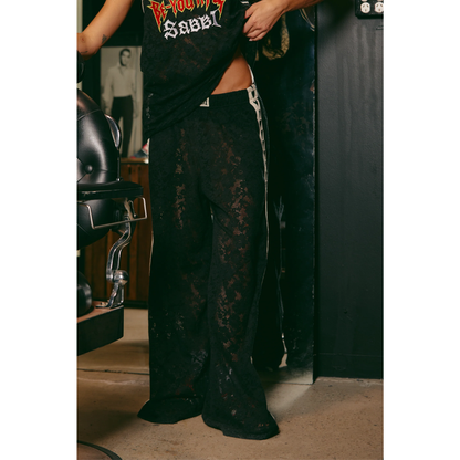Sabbi Raving Hearts Lace Pant - Black PRE-ORDER
