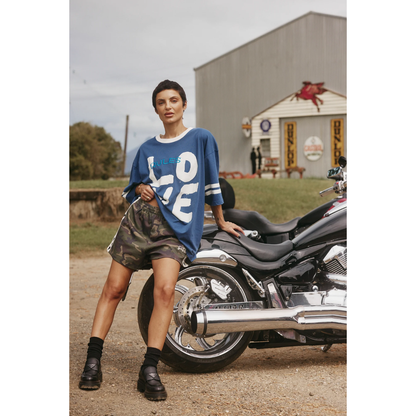 Sabbi The Raving Hearts Mini Shorts - Camo PRE-ORDER