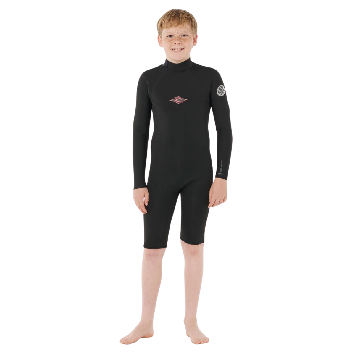 Rip Curl Kids Dawn Patrol 2mm Long Sleeve Springsuit - Black