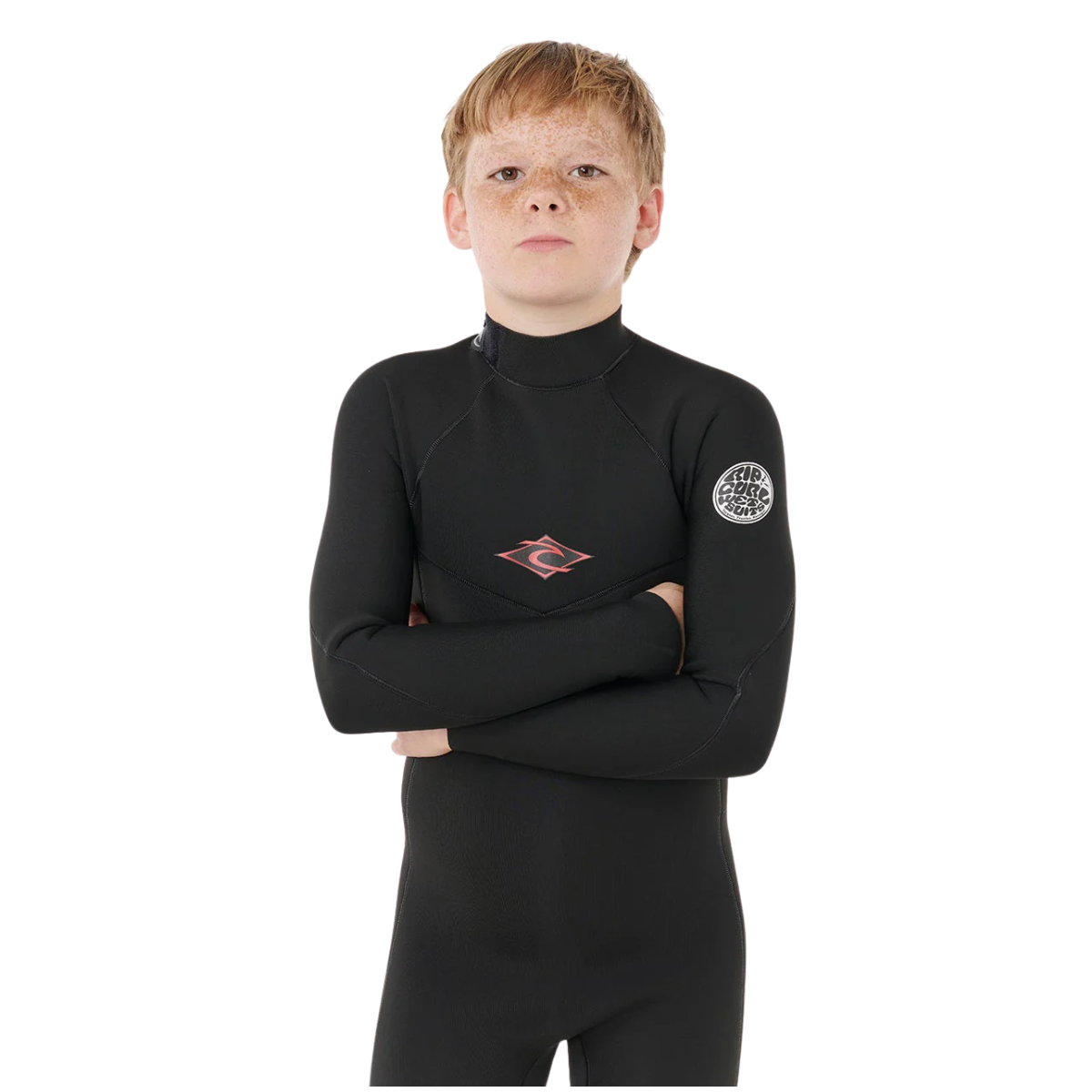 Rip Curl Kids Dawn Patrol 2mm Long Sleeve Springsuit - Black