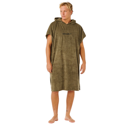 Rip Curl Mens Brand Hooded Logo - Olive