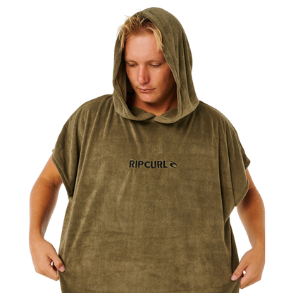 Rip Curl Mens Brand Hooded Logo - Olive
