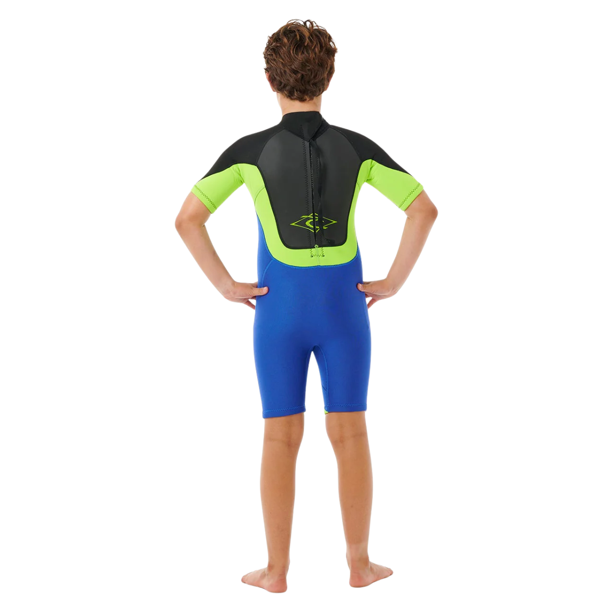 Rip Curl Boys (6-14years) Omega 2mm Back Zip Springsuit - Electric Cobalt