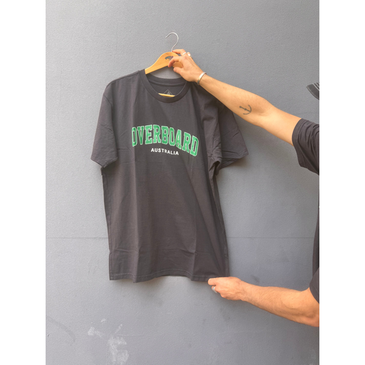 Overboard Surf Duke Tee Charcoal