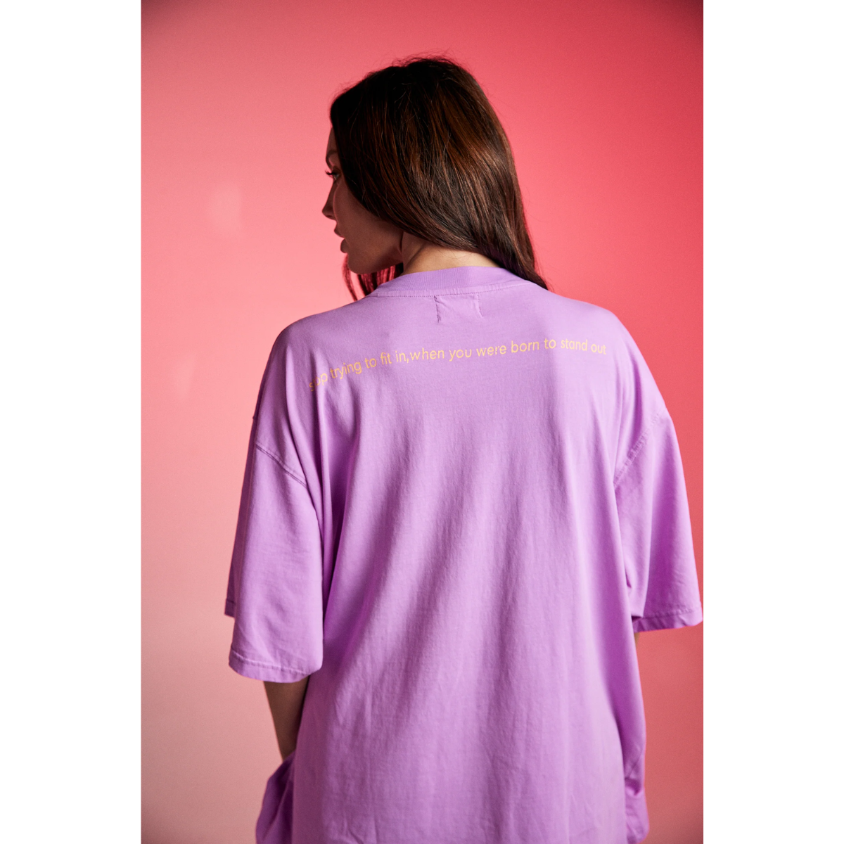 Sabbi The Very Oversized Standout Tee - Fluro Violet - Launches 3rd Nov, 8pm AEST