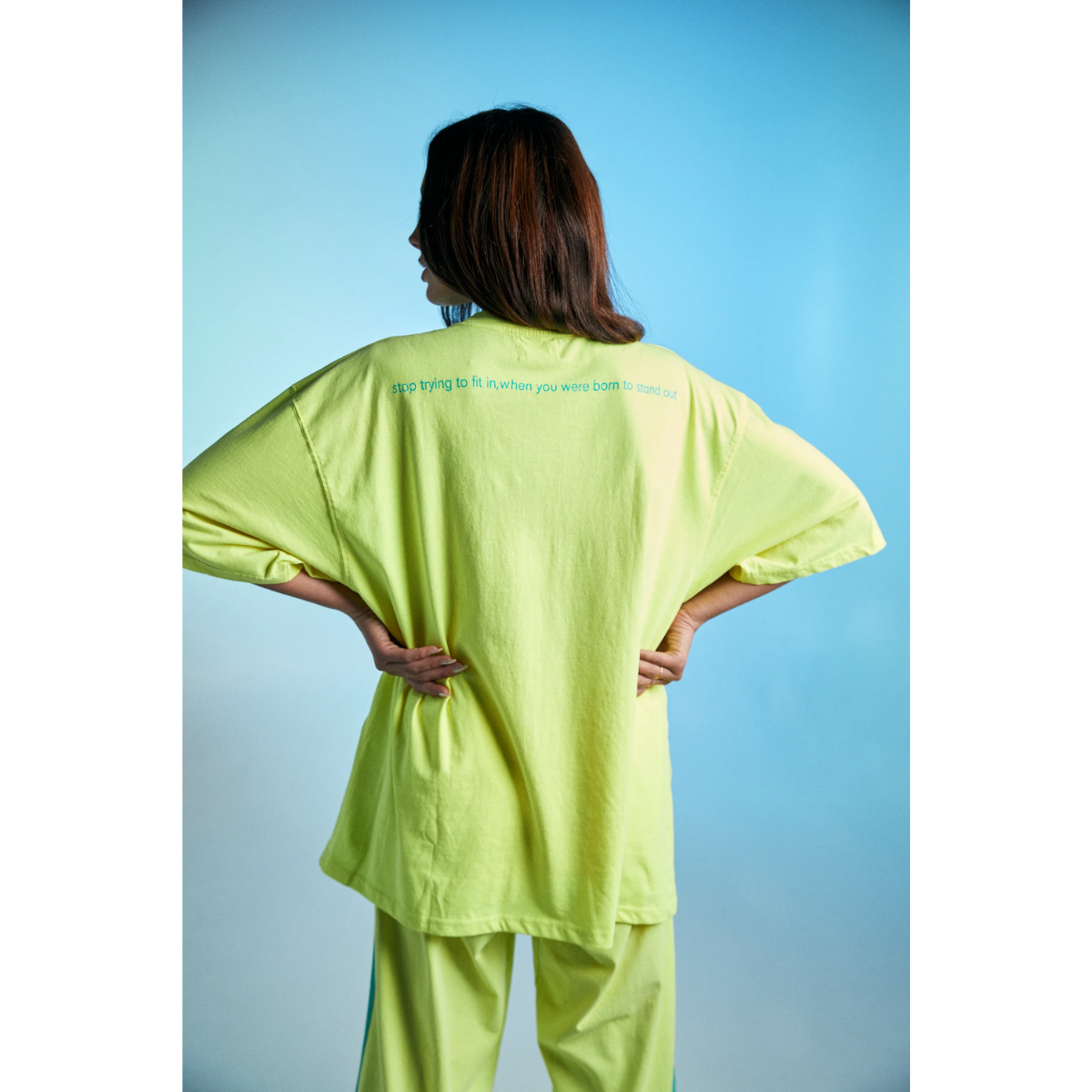 Sabbi The Very Oversized Standout Tee - Fluro Lemon - Launches 3rd Nov, 8pm AEST