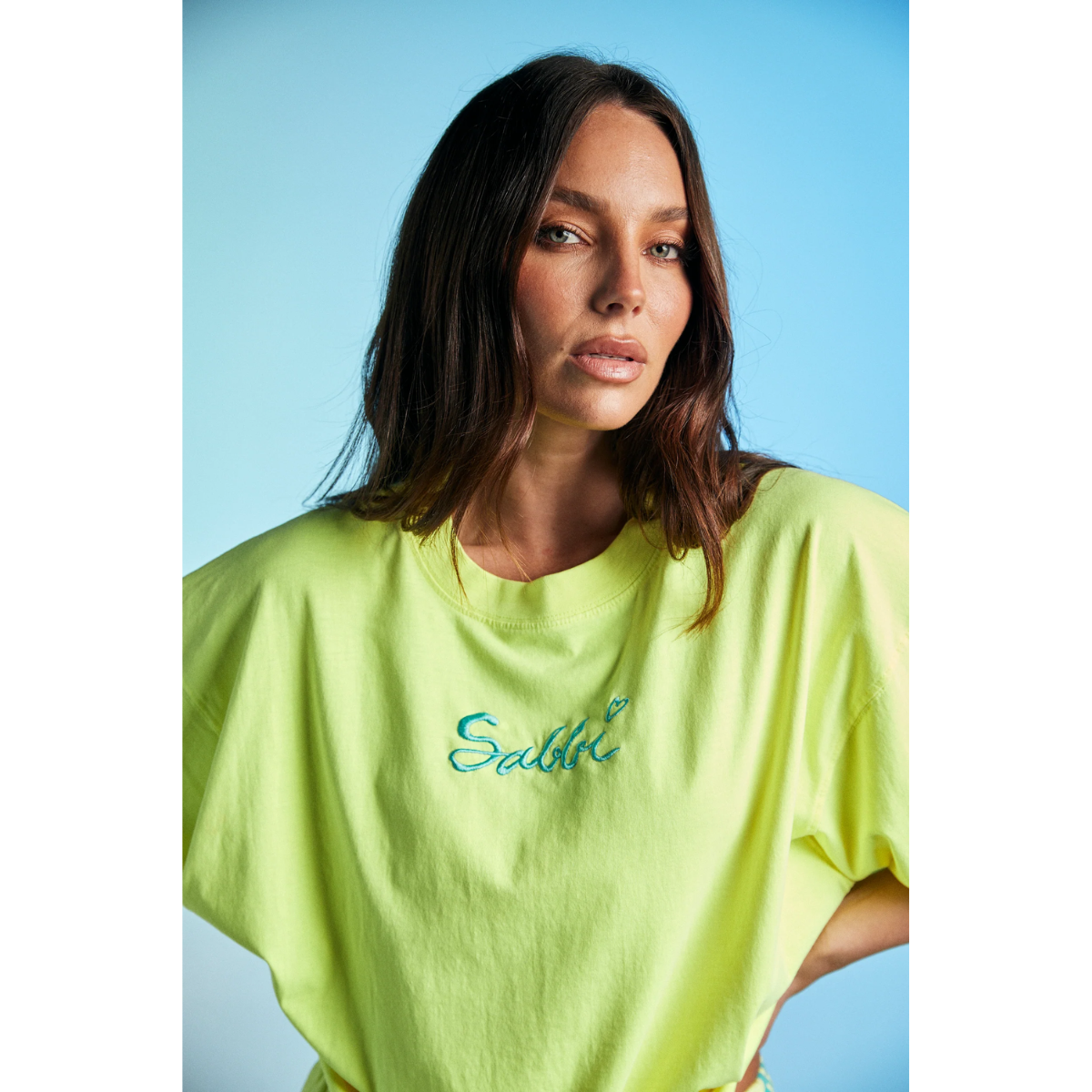 Sabbi The Very Oversized Standout Tee - Fluro Lemon - Launches 3rd Nov, 8pm AEST