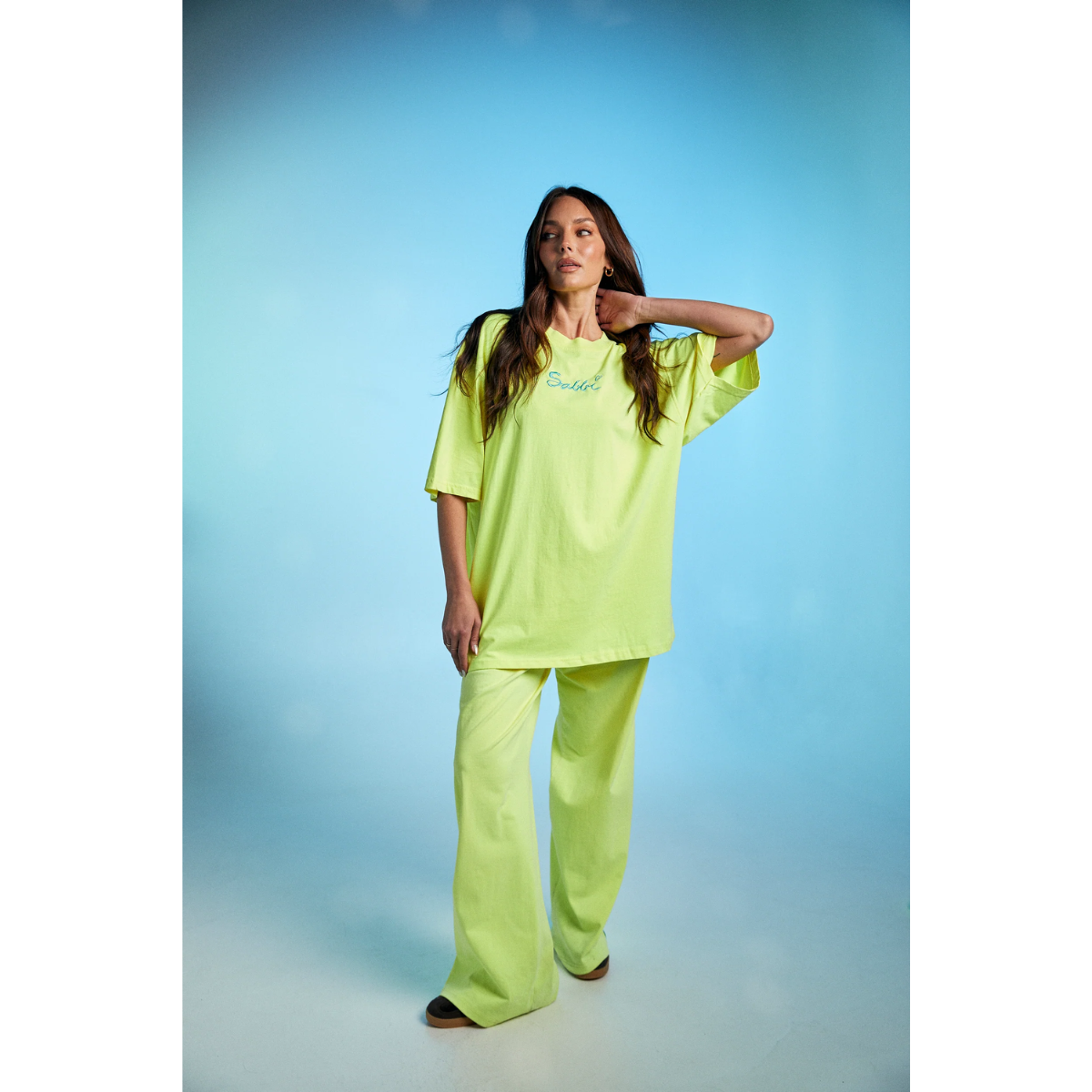 Sabbi The Very Oversized Standout Tee - Fluro Lemon - Launches 3rd Nov, 8pm AEST