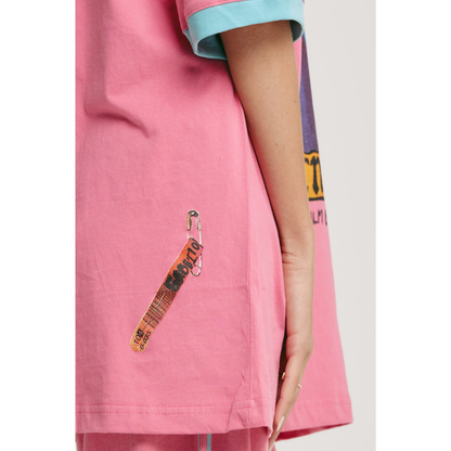 Sabbi The Very Oversized Carnivale Tee - Pink - Lauches 3rd Nov, 8pm AEST