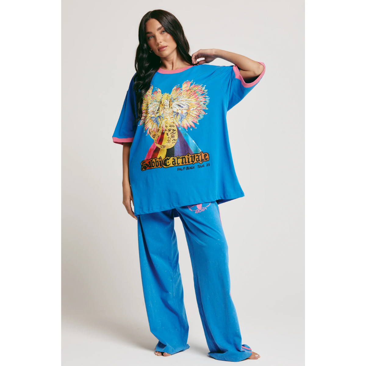 Sabbi The Very Oversized Carnivale Tee - Blue - Launches 3rd Nov, 8pm AEST