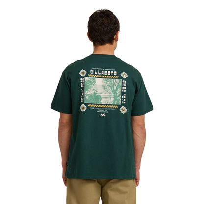 Billabong Mens Secret Spot Regular T-Shirt - Forest