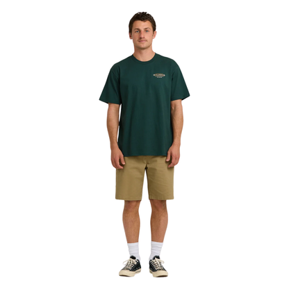 Billabong Mens Secret Spot Regular T-Shirt - Forest