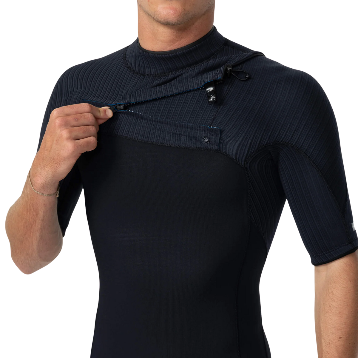 O'Neill Hyperfreak 2mm Chest Zip Short Sleeve Mens Steamer