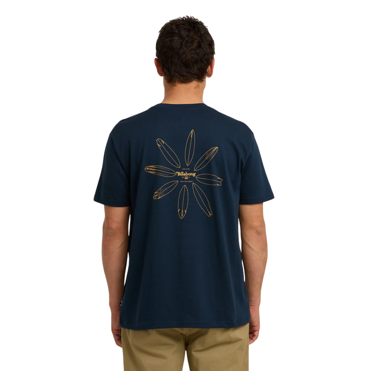 Billabong Mens Quiver Premium T-Shirt - Navy