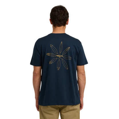 Billabong Mens Quiver Premium T-Shirt - Navy