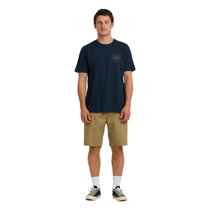 Billabong Mens Quiver Premium T-Shirt - Navy