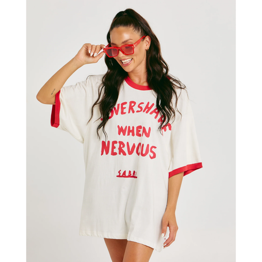 Sabbi The Very Oversized Overshare Tee - Marshmellow