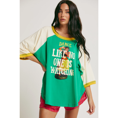 Sabbi The Dance Raglan Tee - Green