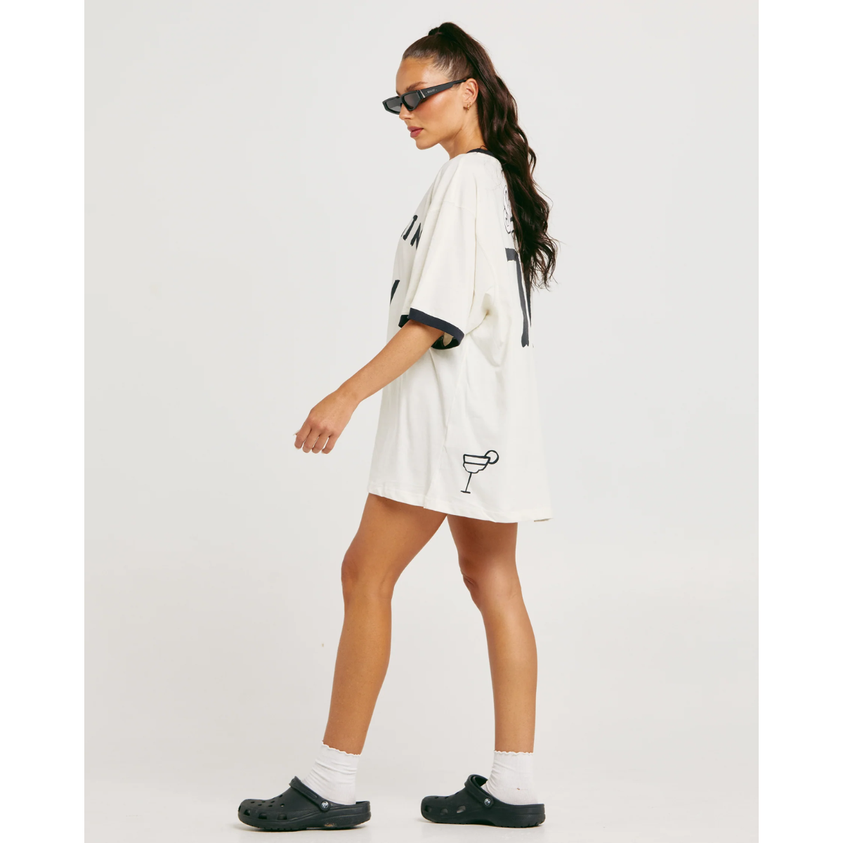 Sabbi the Very Oversized Overthinker Tee - Marshmallow