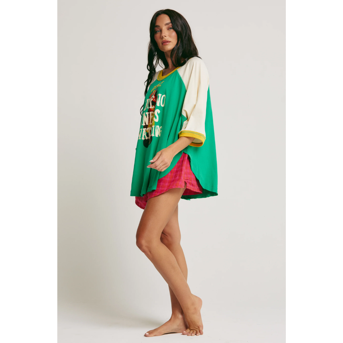 Sabbi The Dance Raglan Tee - Green