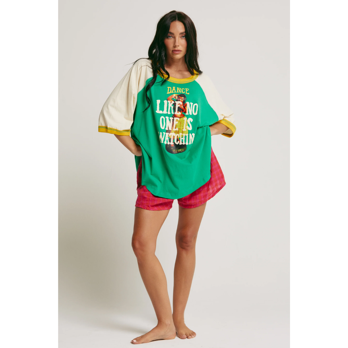 Sabbi The Dance Raglan Tee - Green