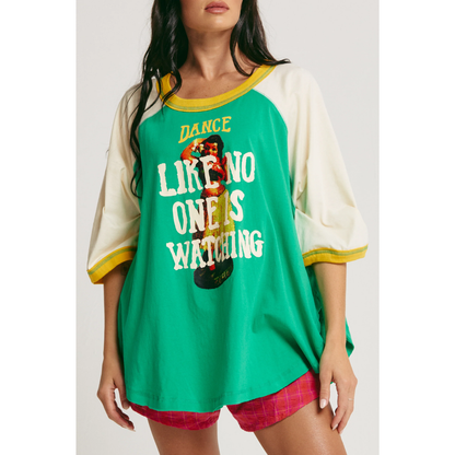 Sabbi The Dance Raglan Tee - Green
