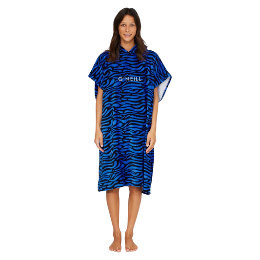 O'Neill Bahia Hooded Poncho Towel - Jungle Surf Blue