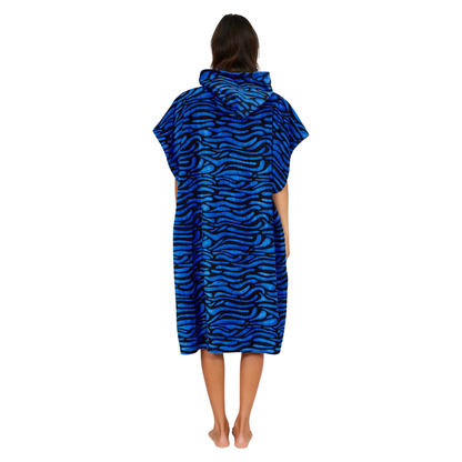 O'Neill Bahia Hooded Poncho Towel - Jungle Surf Blue