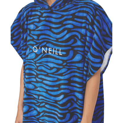 O'Neill Bahia Hooded Poncho Towel - Jungle Surf Blue