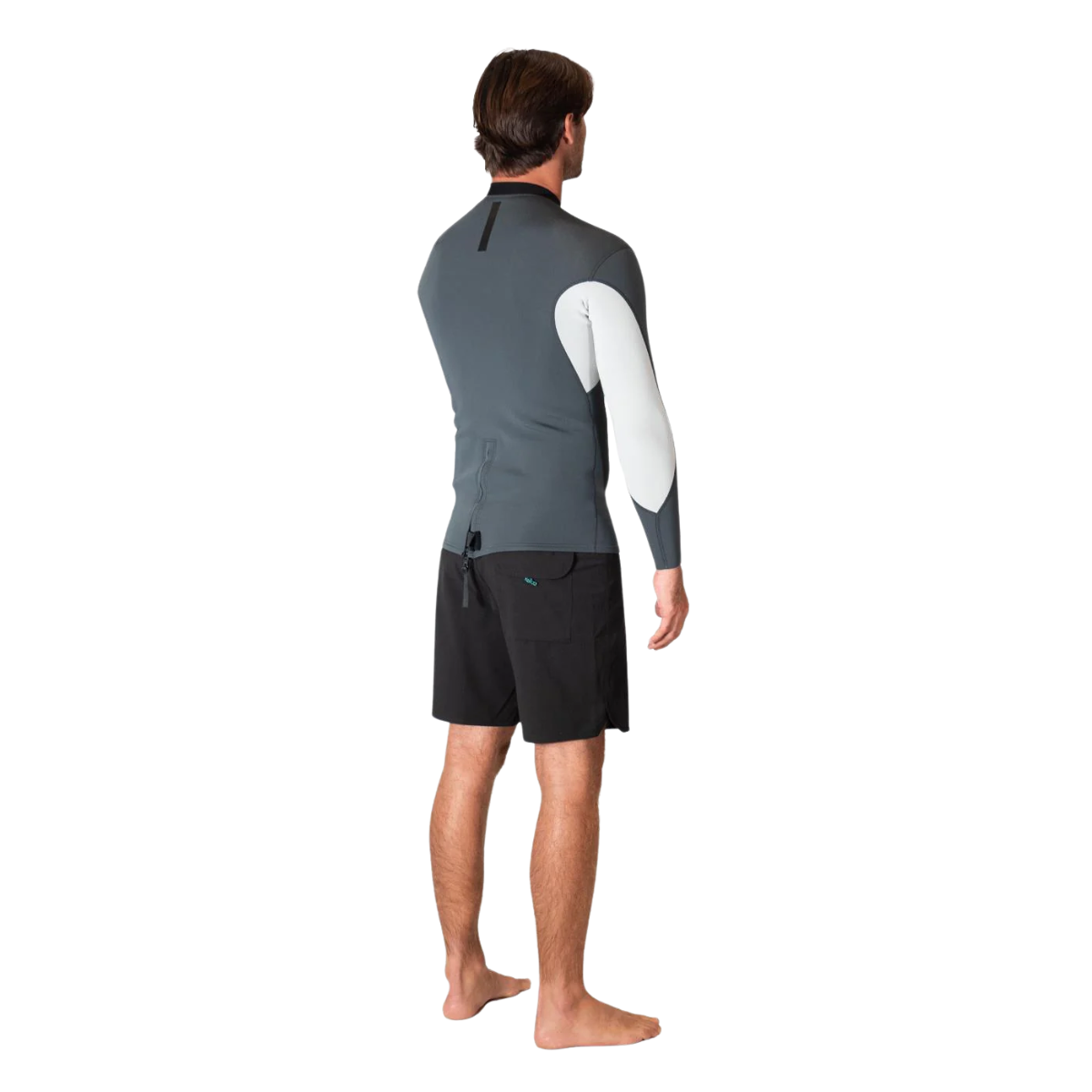 Vissla Mens Natural Seas 1mm Longsleeve Wetsuit Top - Coal