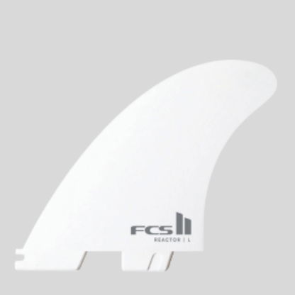 FCS II White Edition Reactor Tri Fin Set