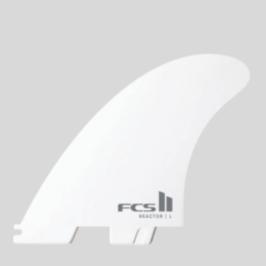 FCS II White Edition Reactor Tri Fin Set
