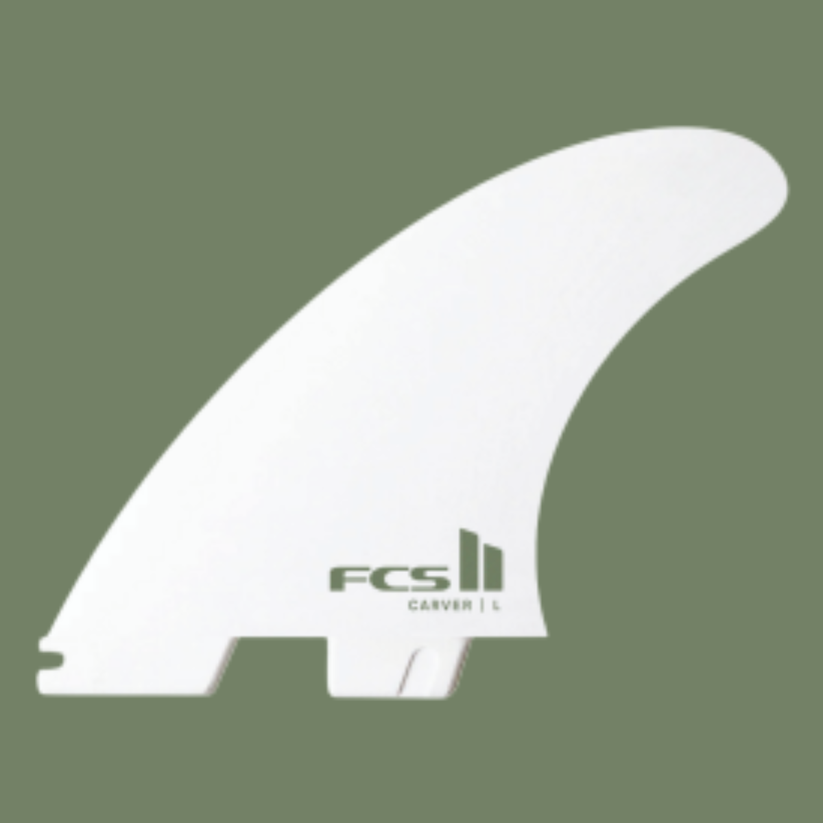 FCS II White Edition Carver Tri Fin Set