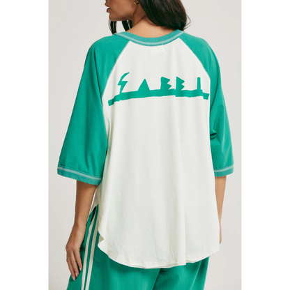 Sabbi The Raglan Margie Tee Green