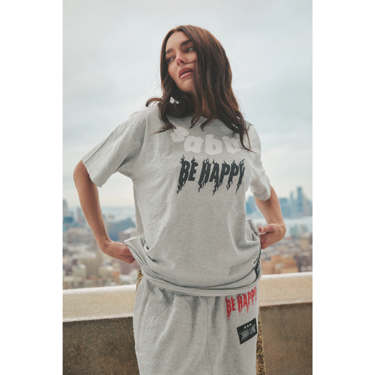 Sabbi The Be Happy Tee - Grey