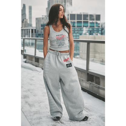 Sabbi The Be Happy Wide Leg Sweat Pants – Leopard