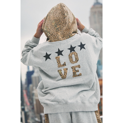 Sabbi The Be Happy Leopard Hoodie