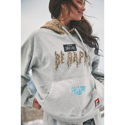 Sabbi The Be Happy Leopard Hoodie