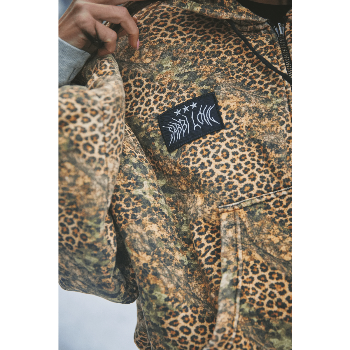 Sabbi The Be Happy Leopard Padded Bomber