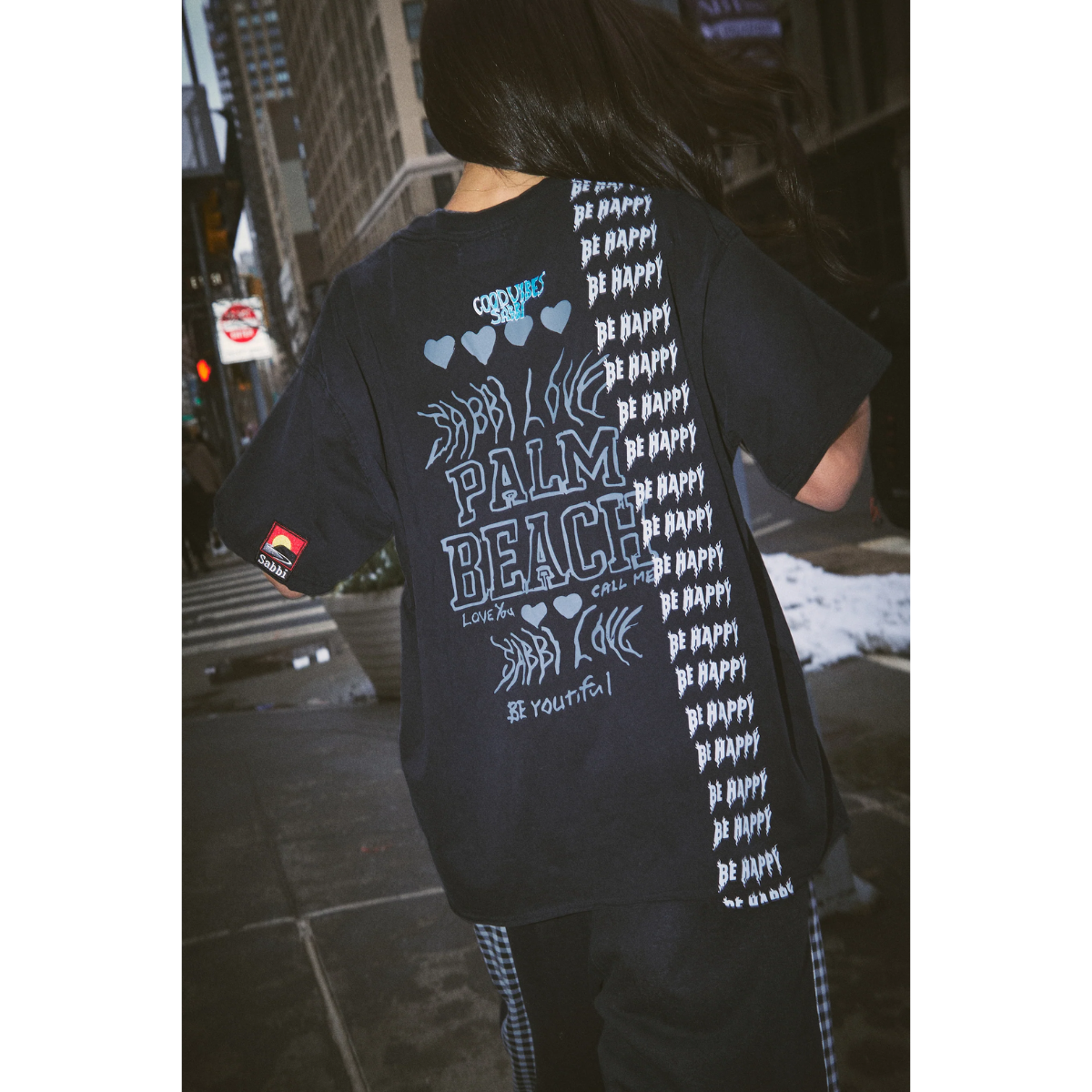 Sabbi The Be Happy Tee - Black