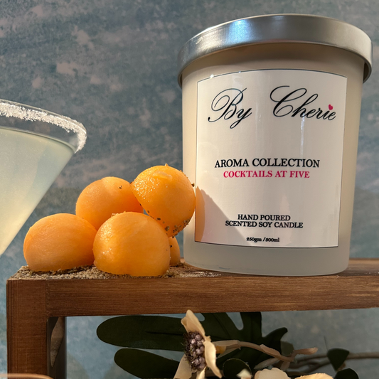By Cherie Cocktails at Five Scented Soy Candle